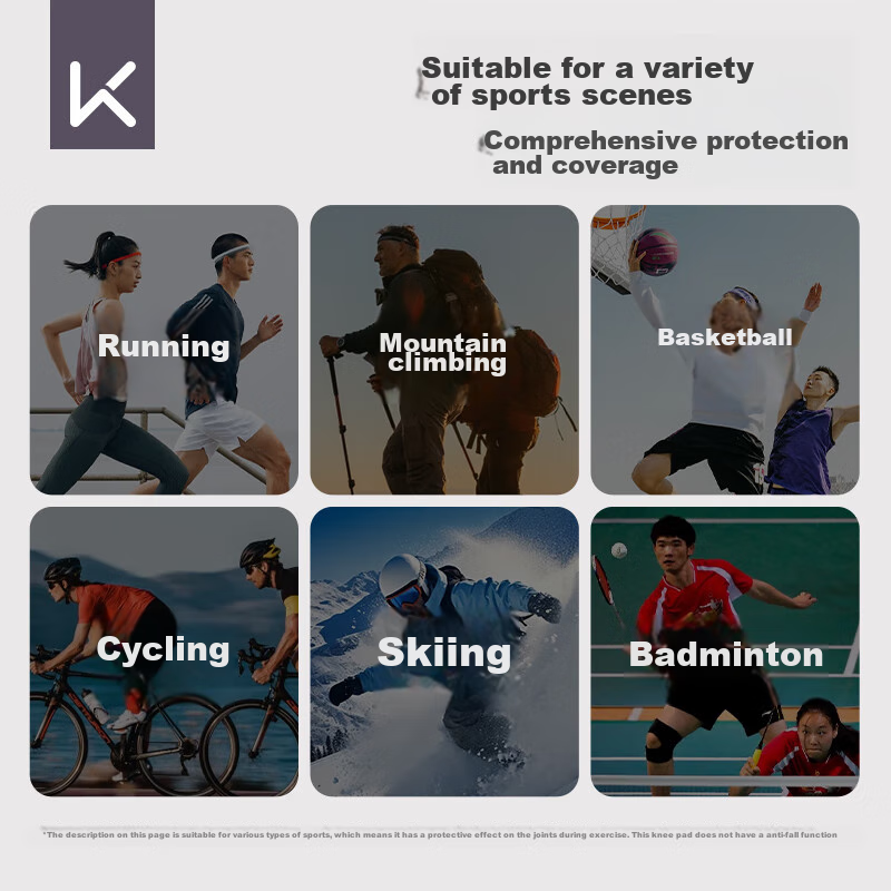 Keep Knee Pads for Sports [2-Pack], Basketball Running Specialized, Non-Slip Kne...