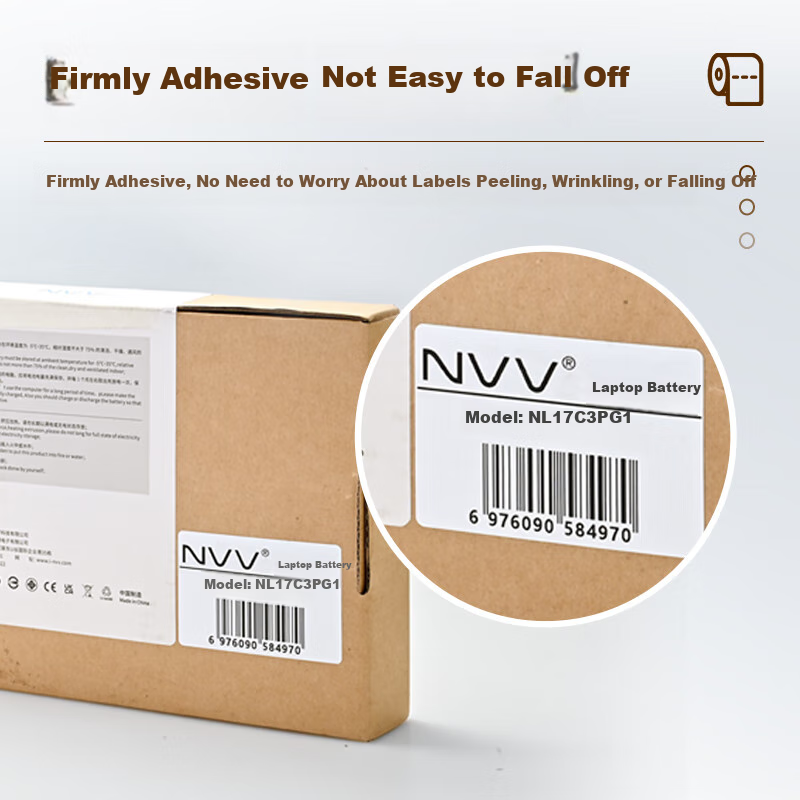 NVV Three-proof Thermal Label Printing Paper 70mm*20mm*1500 Sheets Electronic Wa...