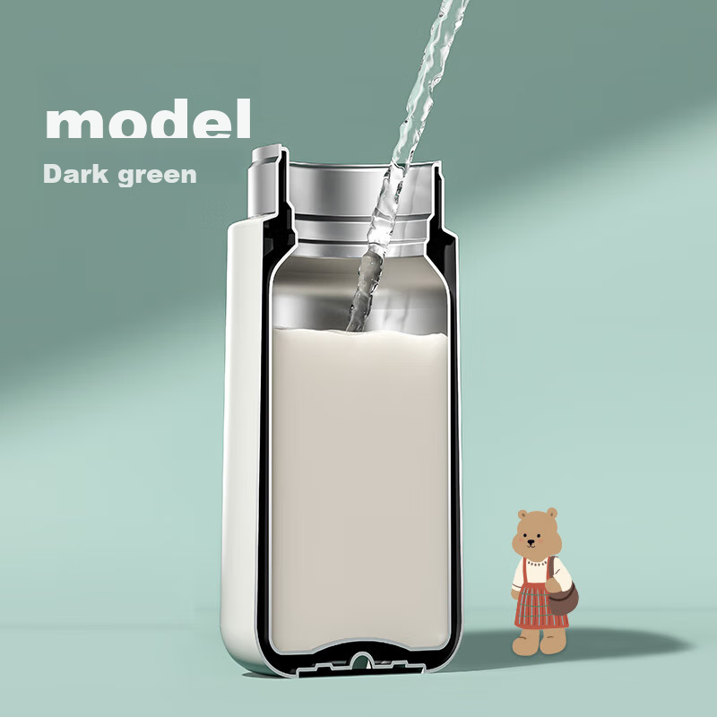 FGA Fuguang Straw Insulated Cup, 316 Stainless Steel, Children's Pop-Up Lid Cup,...