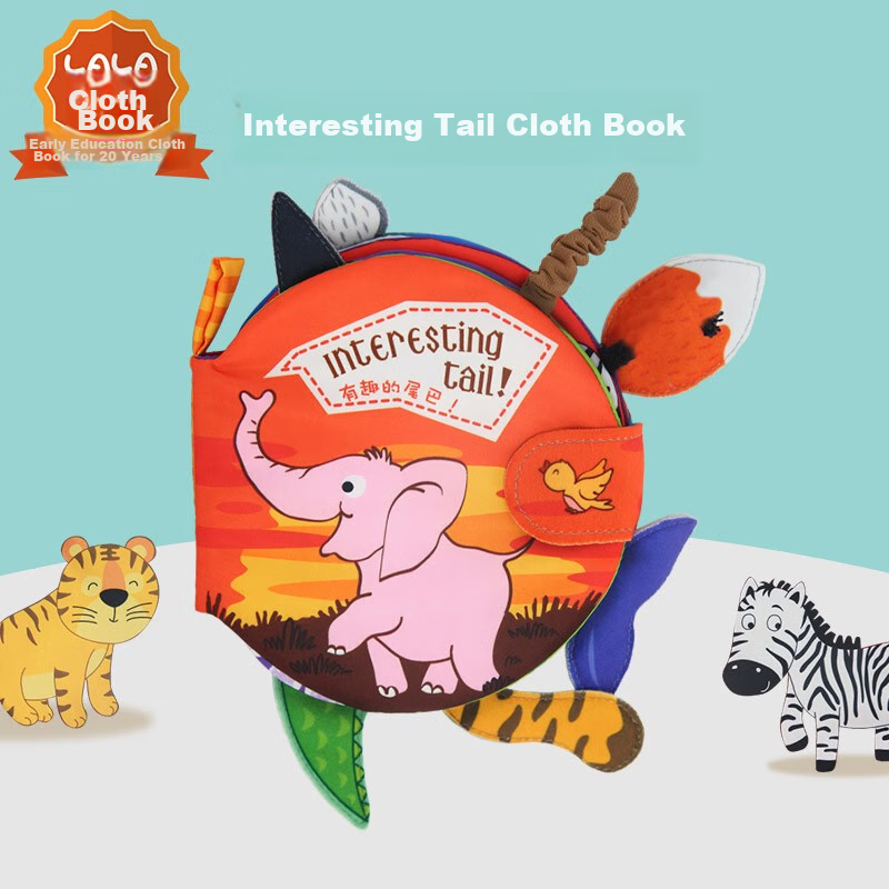 LALABABY Tear-Resistant Cloth Book for Infants And Toddlers, Early Education Toy...