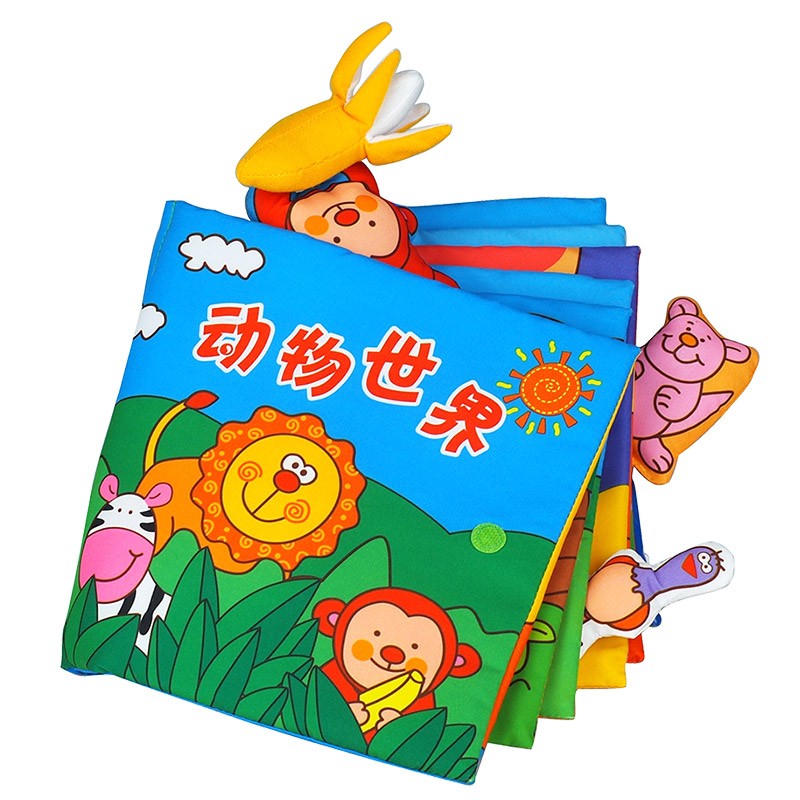 LALABABY Tear-Resistant Cloth Book for Infants And Toddlers, Early Education Toy...