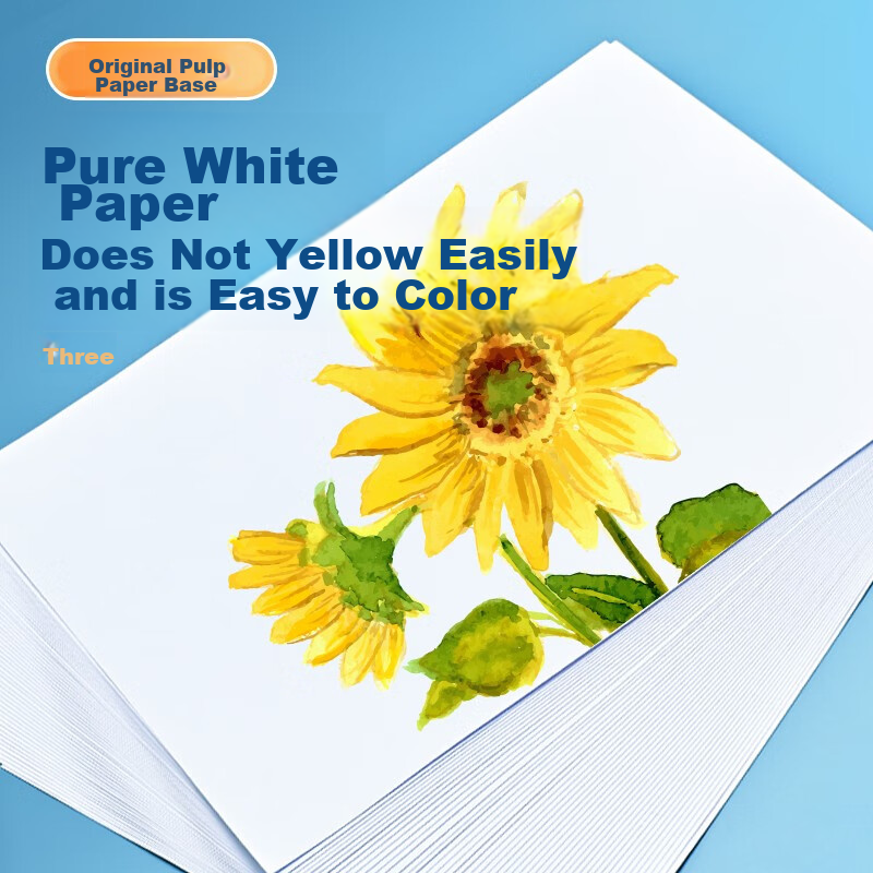 NVV A3 White Cardstock, 160g Thick Cardboard, for Children's Crafts, Origami, Co...