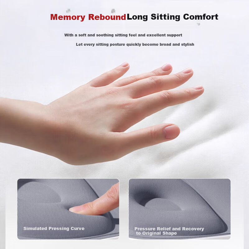 PROPARD Ergonomic Lumbar Support Cushion Backrest Correct Sitting Posture Anti-H...