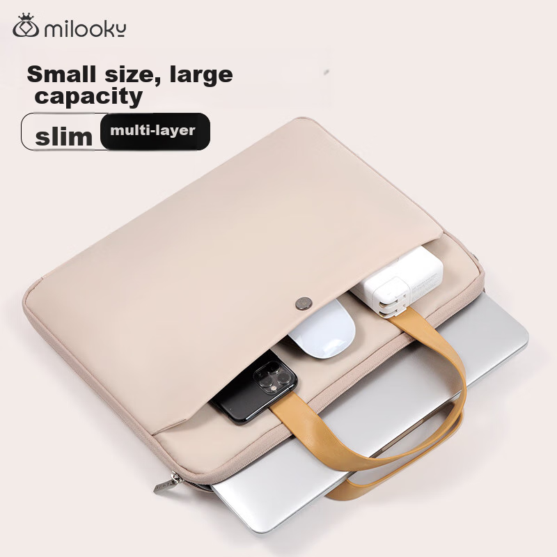 Milooky Laptop Bag, Women's Handheld Inner Bag, Suitable for Lenovo, Huawei, App...
