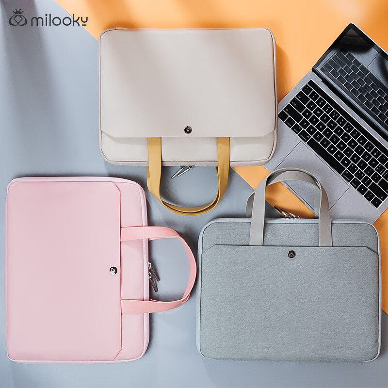 Milooky Laptop Bag, Women's Handheld Inner Bag, Suitable for Lenovo, Huawei, App...