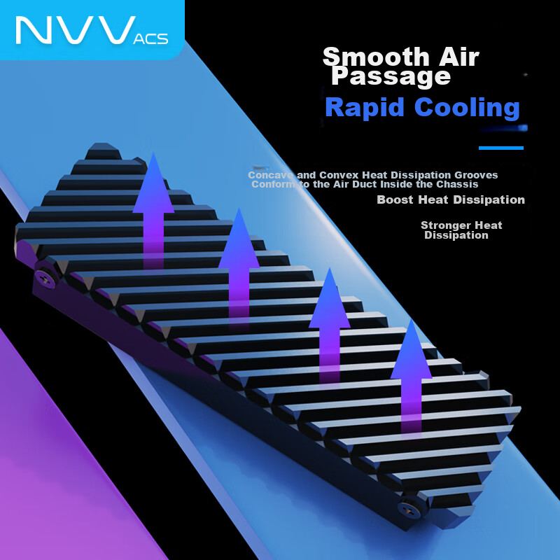 NVV M.2 SSD Cooling Vest, SSD 2280 Thermal Paste Cooling Pad, PS5 Aluminum Alloy...