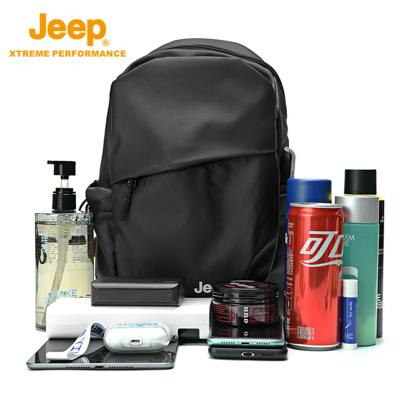 Jeep Shoulder Bag, Men's Outdoor Sports Portable Large Capacity Storage Bag, Cas...