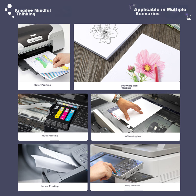 Kingdee Golden Butterfly A4 Printing Paper 70g 500 Sheets * 5 Packs per Box Doub...