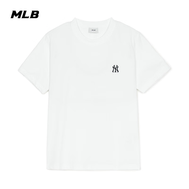 MLB Short Sleeve Unisex Couple Casual Classic Solid Color T-shirt 25 Spring New...