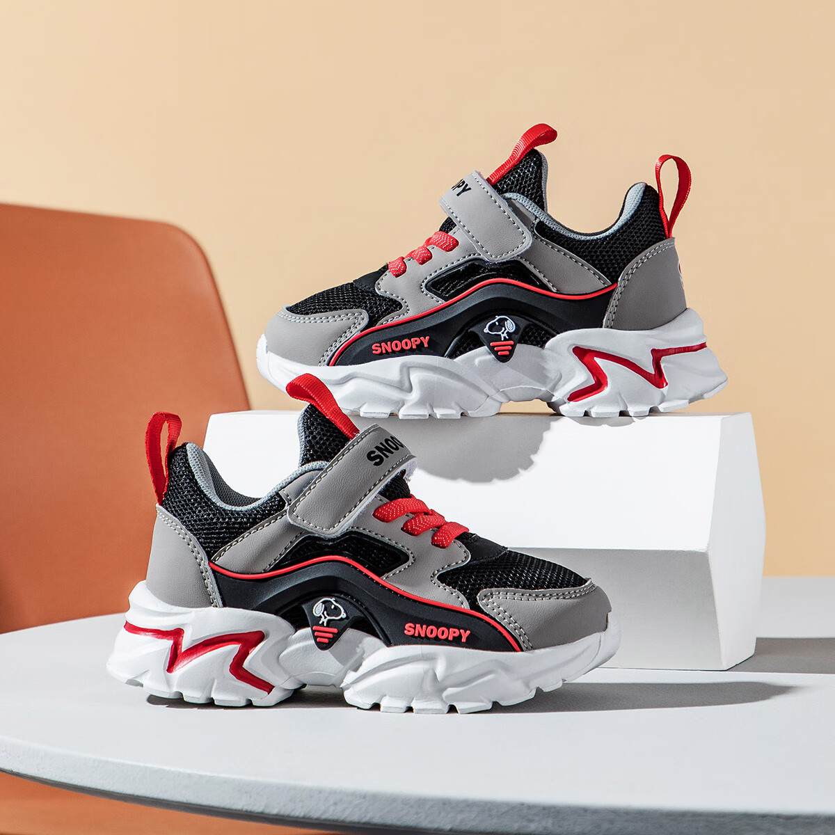 SNOOPYSNOOPY Kids' Sports Shoes Soft-soled All-match Running Shoes Boys and Girl...