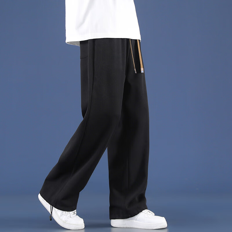 NASA GISS Official Collaboration Casual Pants for Men, Trendy Straight-Leg Loose...