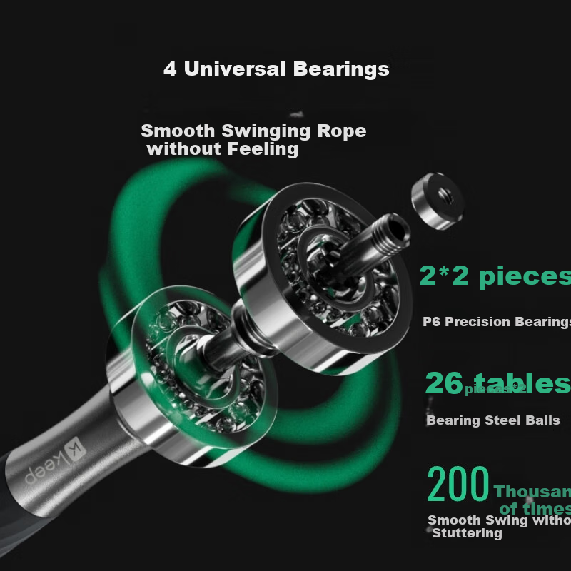 Keep Self-Locking Speed Jump Rope Professional Speed Competition Bearing Steel W...