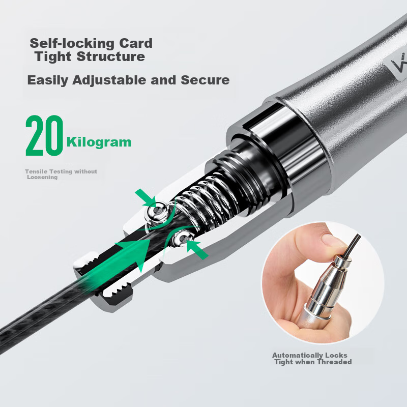 Keep Self-Locking Speed Jump Rope Professional Speed Competition Bearing Steel W...