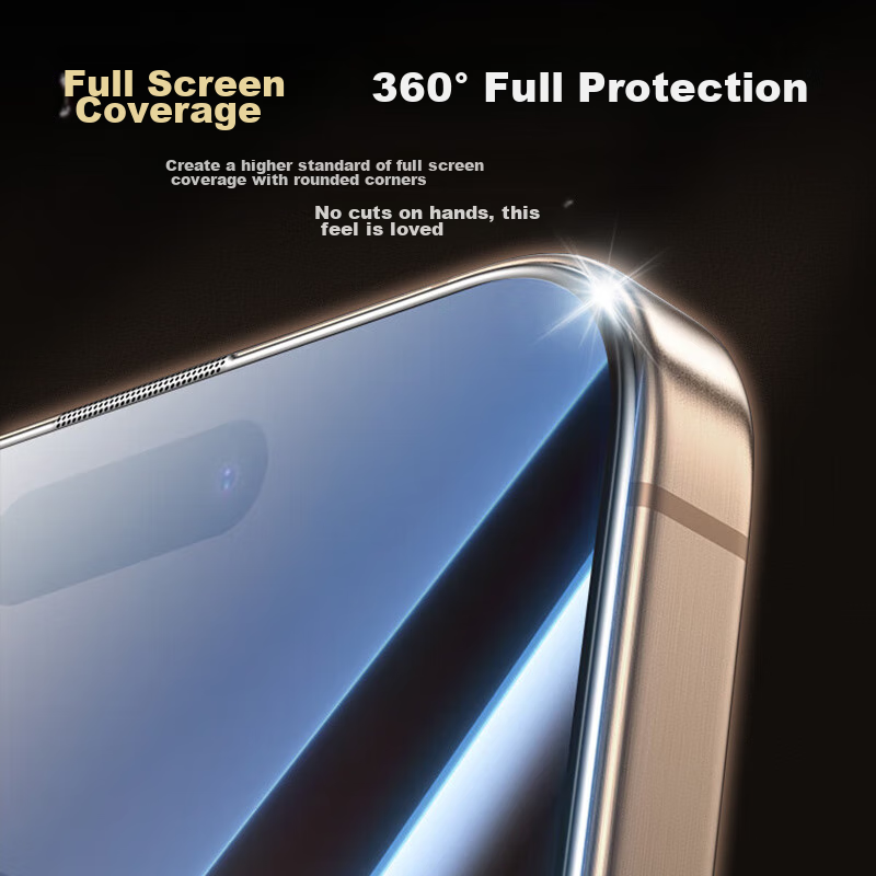 KOOLIFE Compatible with Apple 16 Tempered Glass Screen Protector, Privacy Screen...