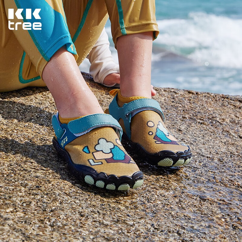 Kocotree KK Tree Children's Beach Shoes Anti-collision Anti-cut Boys Girls Wadin...