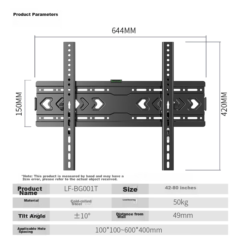 ProPre TV Wall Mount (42-80 Inches) Xiaomi TV Wall Mount Ultra-Thin TV Bracket W...