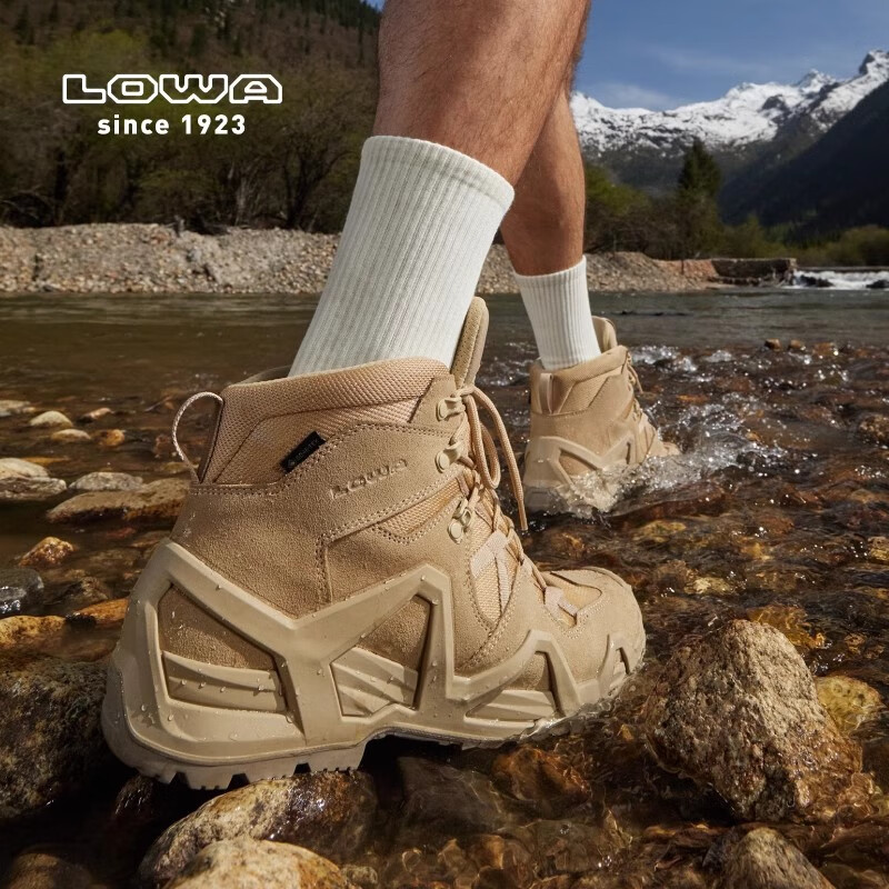 LOWA German Tactical Boots MK2 Outdoor Mountaineering Mid-top Hiking Shoes Men W...