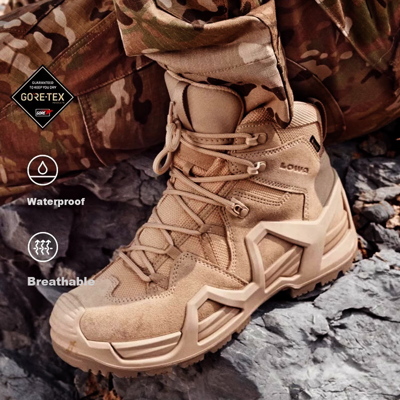 LOWA German Tactical Boots MK2 Outdoor Mountaineering Mid-top Hiking Shoes Men W...