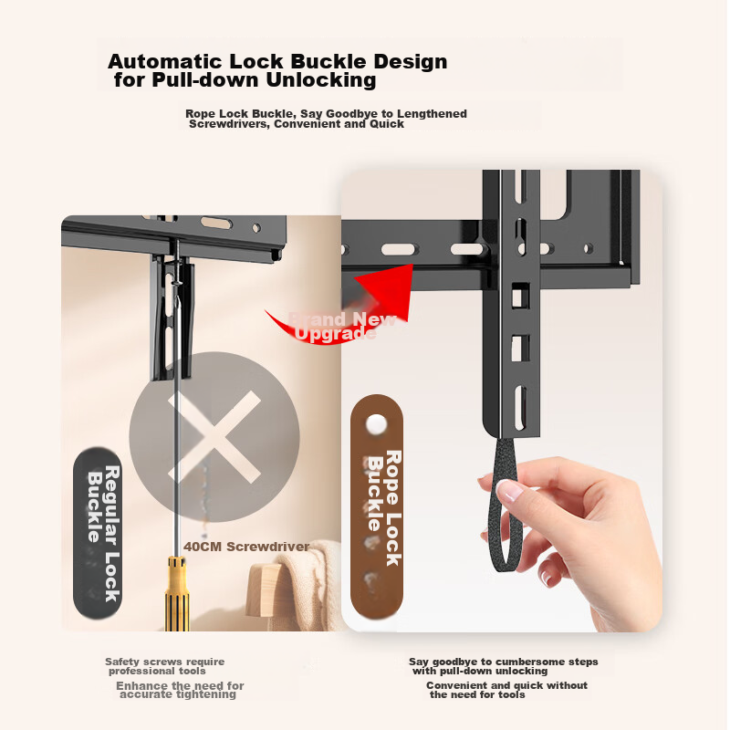 ProPre Thickened TV Wall Mount 26-65 Inches Universal TV Bracket for Xiaomi, His...