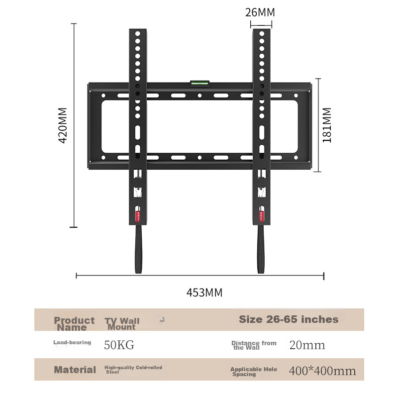 ProPre Thickened TV Wall Mount 26-65 Inches Universal TV Bracket for Xiaomi, His...