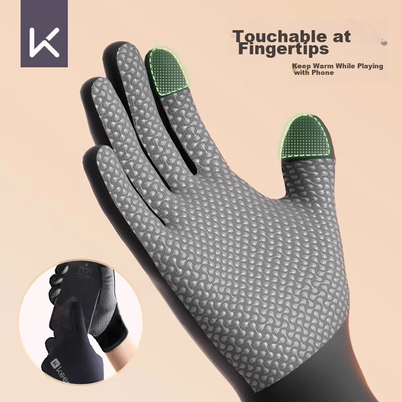 Keep Gloves for Cycling [Touchscreen Compatible], Warm, Autumn And Winter, Skiin...