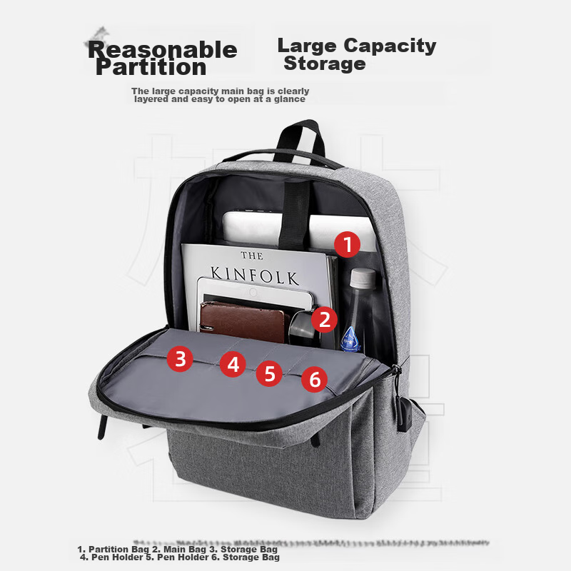 Right Away Laptop Backpack for Men, 16-Inch Simple Business Travel Backpack, Ult...