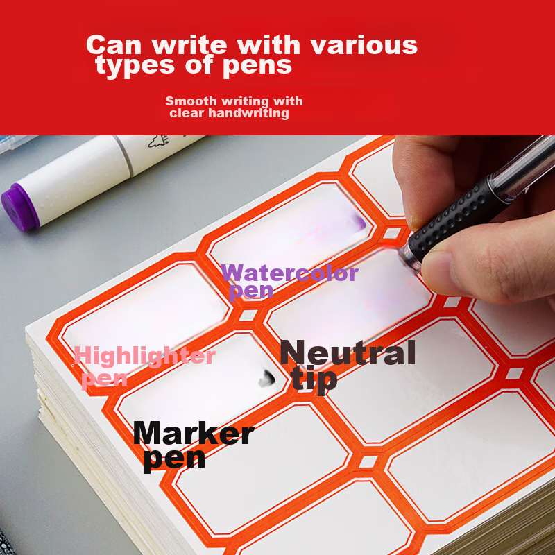 NVV Label Stickers, Large Size 928 Pieces 48*28mm Self-Adhesive Stickers, Self-A...