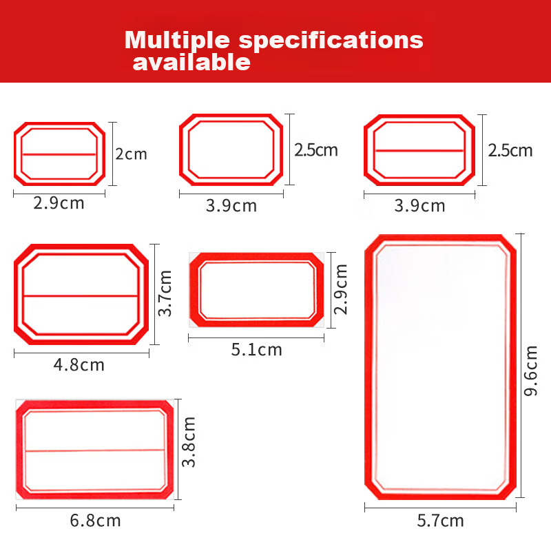 NVV Label Stickers, Large Size 928 Pieces 48*28mm Self-Adhesive Stickers, Self-A...