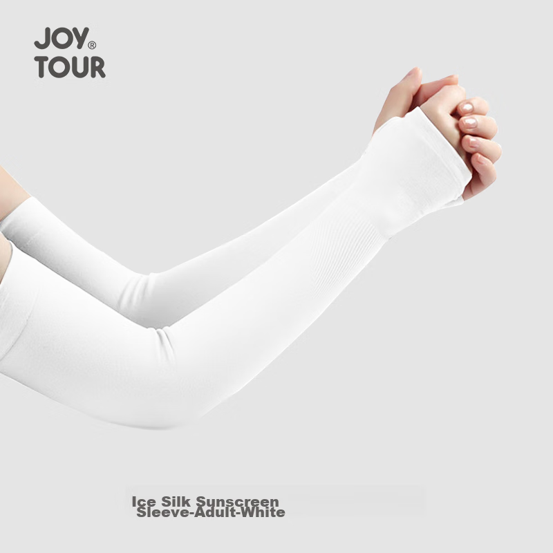 JOYTOUR Ice Silk Sun Protection Arm Sleeves, Outdoor Sports Cycling Arm Guards,...