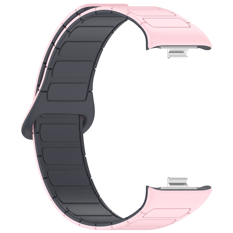 KMaxAI Magnetic Silicone Watch Band for Xiaomi Mi Band 9/8 Pro Redmi Watch 5/4 C...