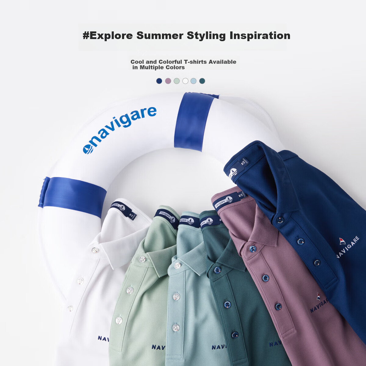 Navigare Italian Sailboat Men's Sweat-Free Cool Short Sleeve Polo Shirt 13255245...