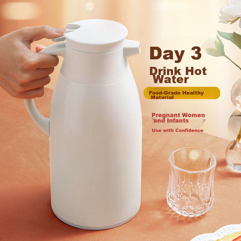 JEKO&JEKO Insulated Bottle, Household Thermos, Warm Water Jug, Dormitory Large C...