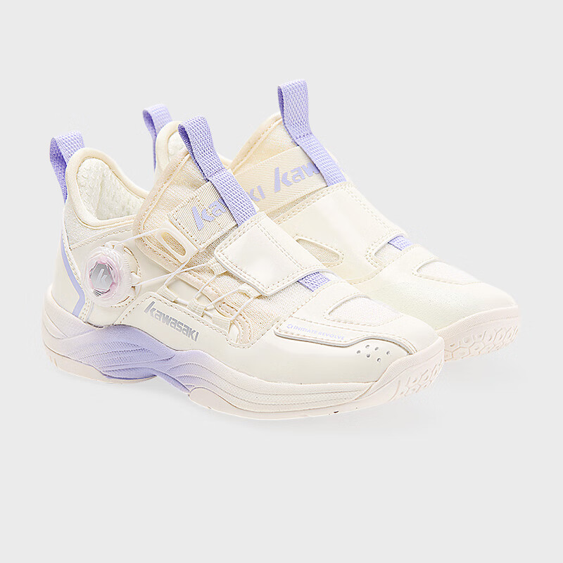 Kawasaki Badminton Shoes Cross 2.0 Wear-Resistant Unisex Children's Sports Shoes...