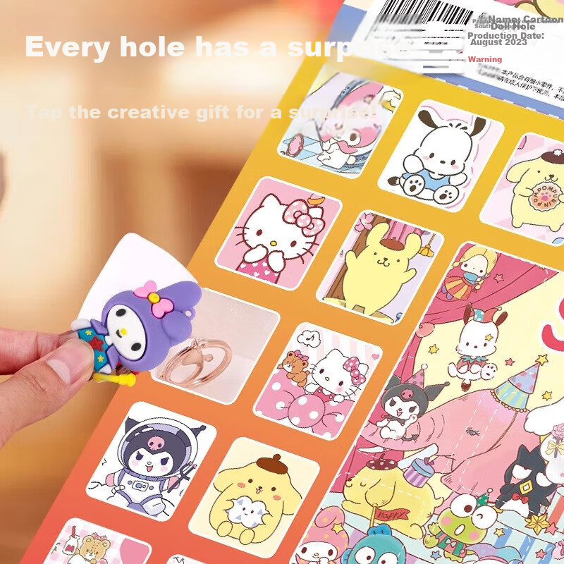 Licheers Children's Poke-A Game, Girls' Surprise Box, Sanrio Lucky Box, Draw-Pri...