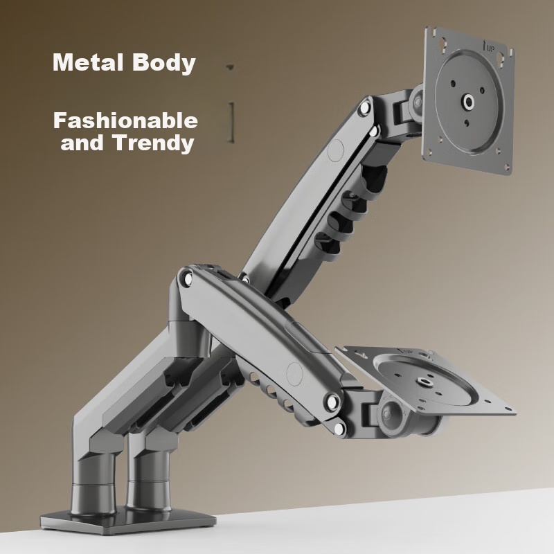 NORTH BAYOU Dual Monitor Desk Mount Stand Full Motion Swivel Computer Monitor Ar...