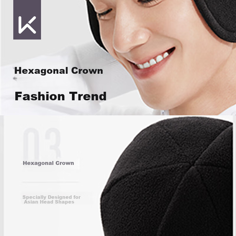 Keep Running Fleece Windproof Ear Protection Hat Warm Head Cover Electric Vehicl...