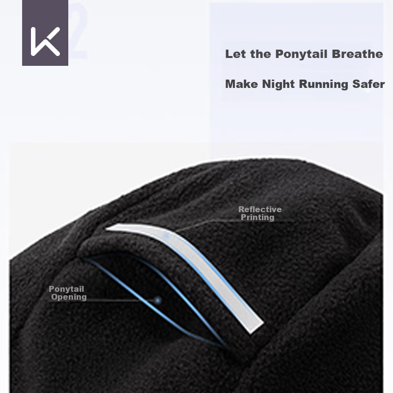 Keep Running Fleece Windproof Ear Protection Hat Warm Head Cover Electric Vehicl...