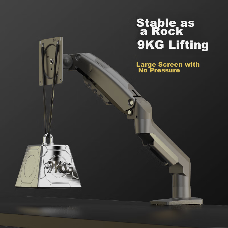 NBF80 Monitor Stand, Computer Stand, Desktop Adjustable Monitor Arm, Rotating Co...