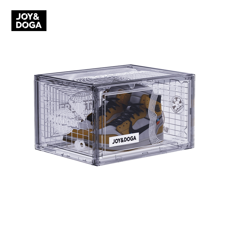 JOY&DOGA Transparent Shoe Box, Dust-Proof And Anti-Oxidation, Sneaker Storage Bo...