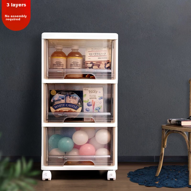 JEKO&JEKO Drawer-Style Cosmetic Storage Cabinet, Children's Wardrobe, Toy And Sn...