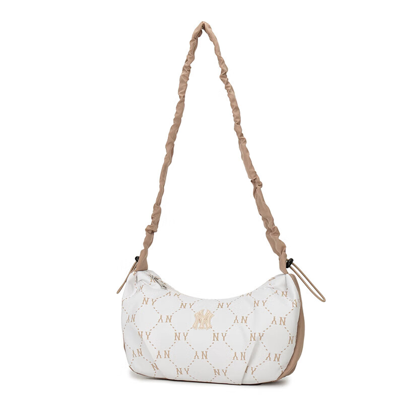 MLB New Single Shoulder Crossbody Bag with Cloud Pattern for Commuting, Adjustab...