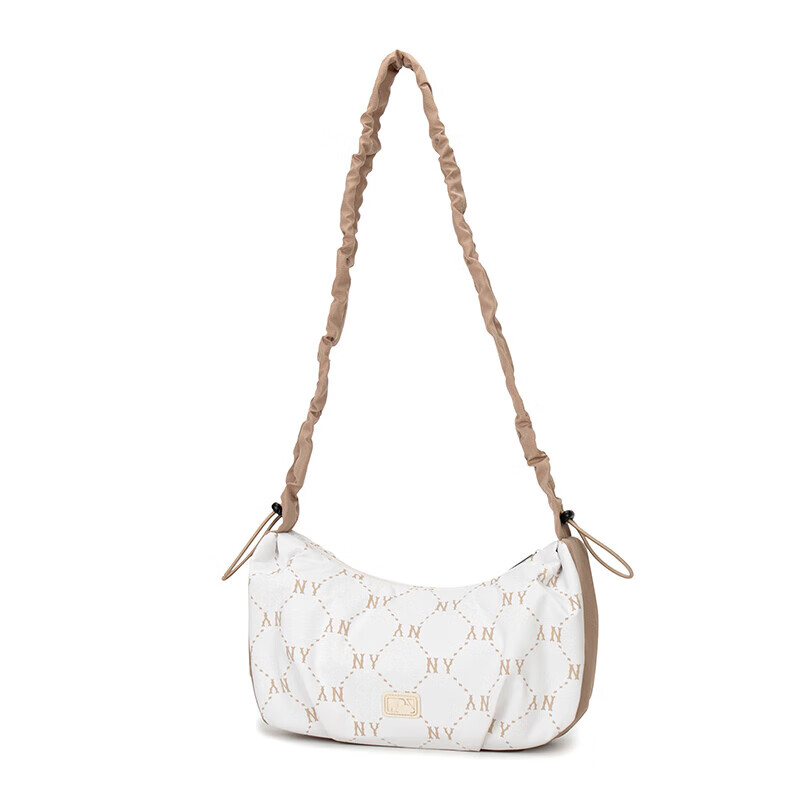 MLB New Single Shoulder Crossbody Bag with Cloud Pattern for Commuting, Adjustab...