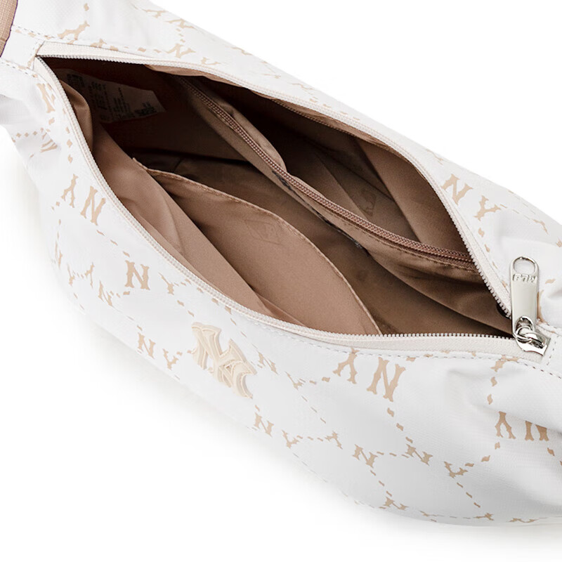 MLB New Single Shoulder Crossbody Bag with Cloud Pattern for Commuting, Adjustab...