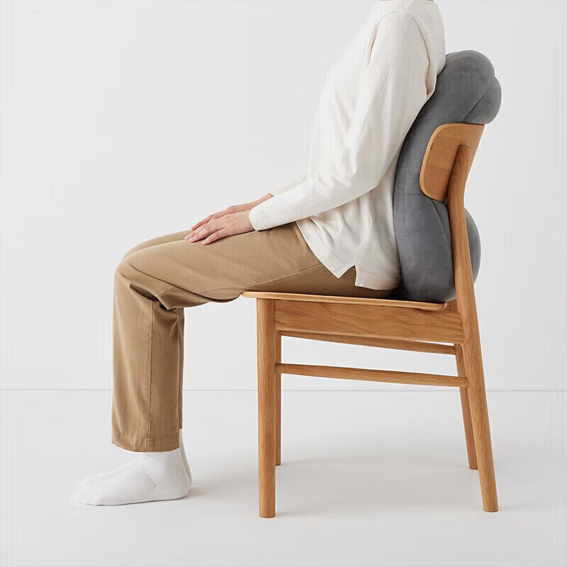 MUJI Soft Cushion for Back Support, Nap Pillow, Bed Headboard Cushion, Chair Bac...