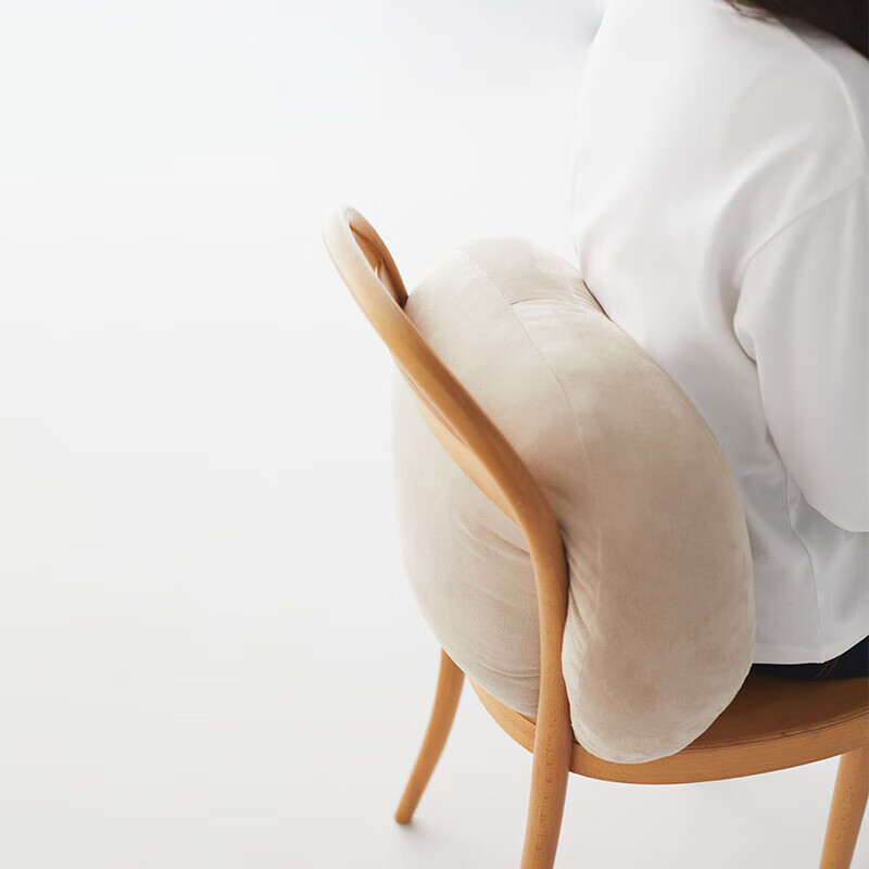 MUJI Soft Cushion for Back Support, Nap Pillow, Bed Headboard Cushion, Chair Bac...