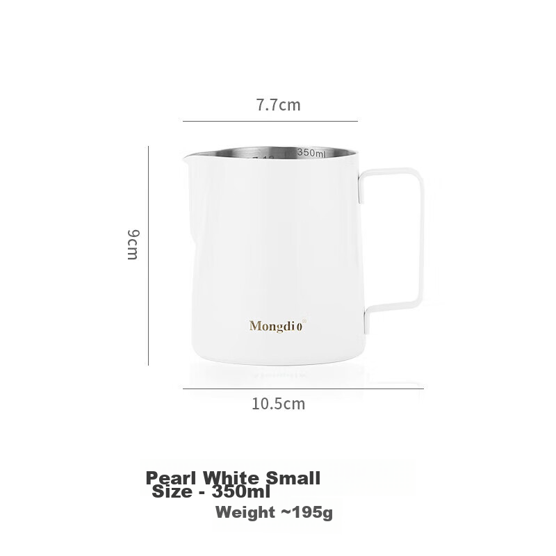 Mongdio Coffee Latte Art Cup, Pointed Spout Latte Art Pitcher, Thickened 304 Sta...