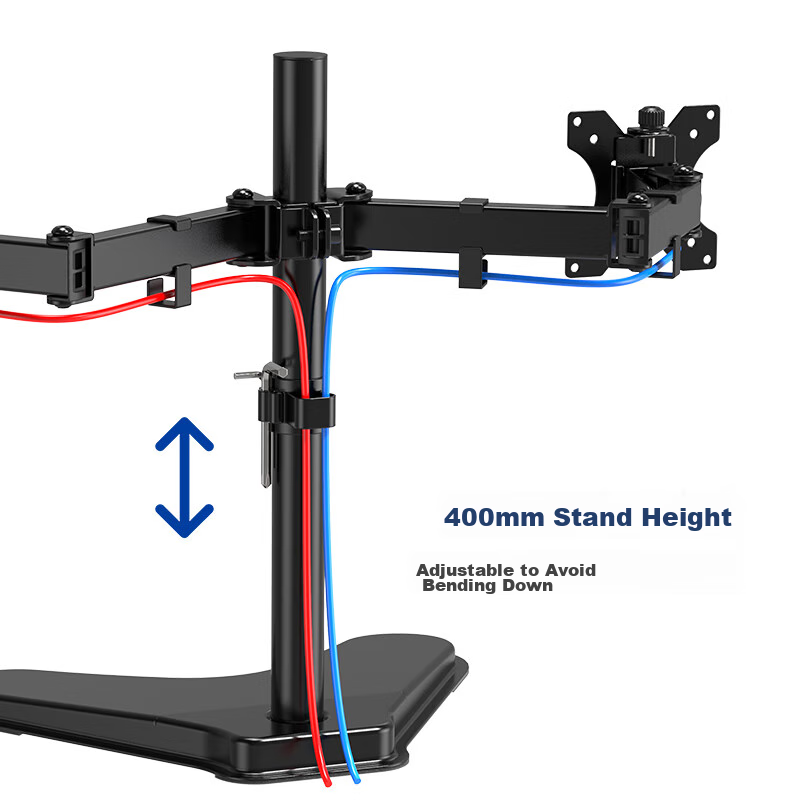 LUCKPRO Dual Monitor Stand, Computer Monitor Arm for Dual Screens, Monitor Scree...