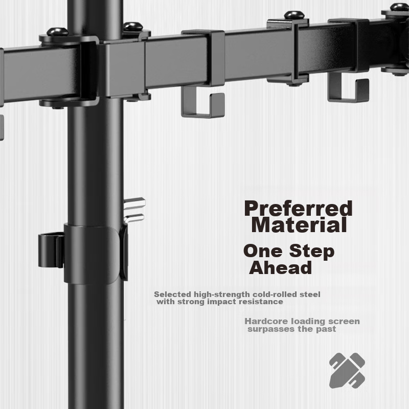LUCKPRO Dual Monitor Stand, Computer Monitor Arm for Dual Screens, Monitor Scree...