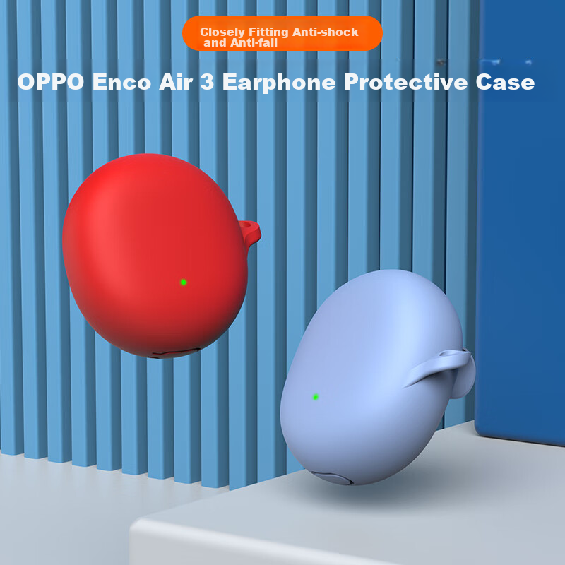 KMaxAI Compatible with OPPO Enco Air3 Earphone Case, Silicone Protective Cover w...