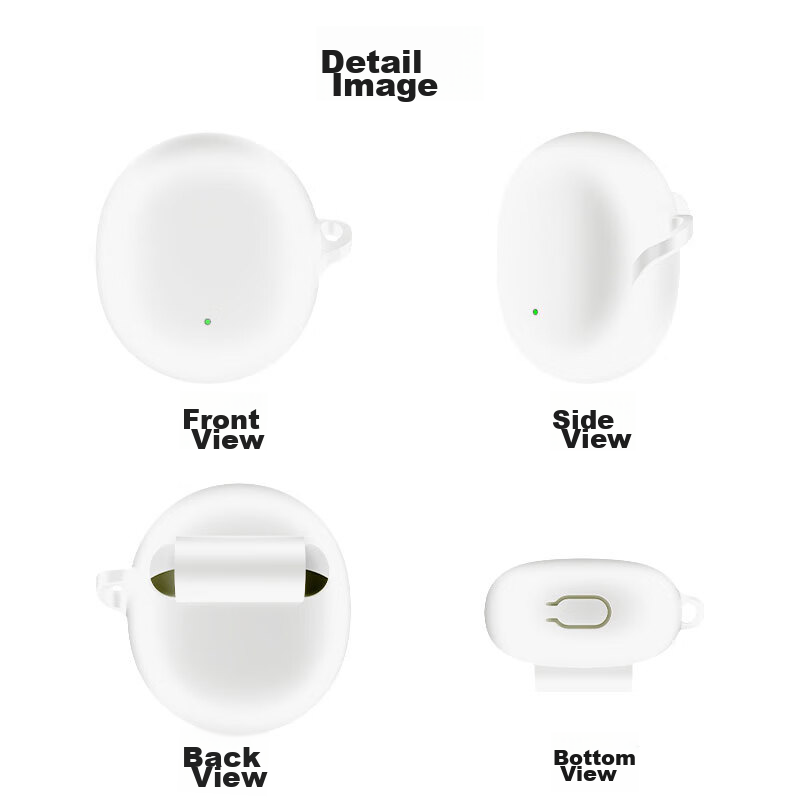 KMaxAI Compatible with OPPO Enco Air3 Earphone Case, Silicone Protective Cover w...